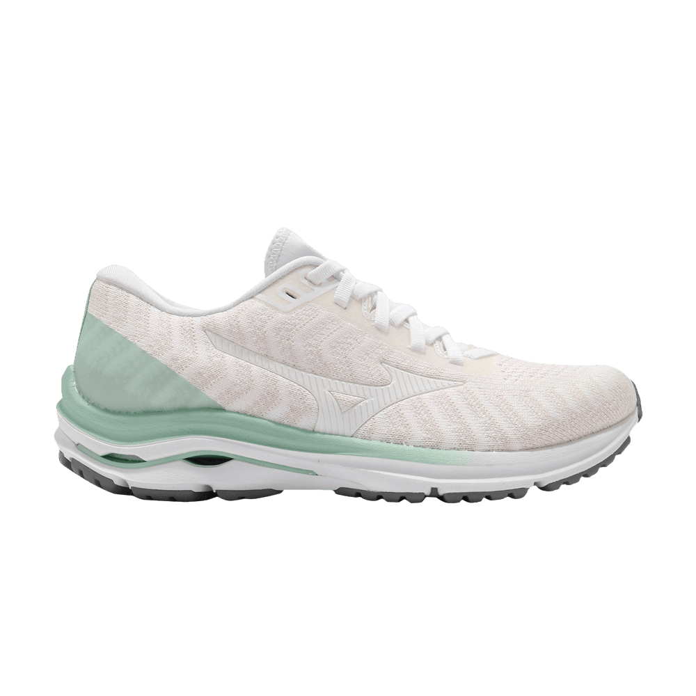 Wmns Wave Rider 24 Waveknit 'White Green'